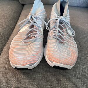 Nike Gray and Orange Athletic Shoes